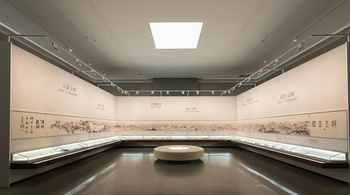 设计独特的展馆空间,各个展区各有特色方法:常规、圆弧以及其他