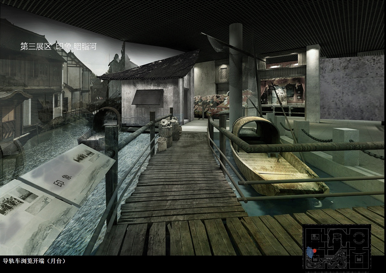 对于展馆展示设计的表现,模型可以直观地表现视觉对象