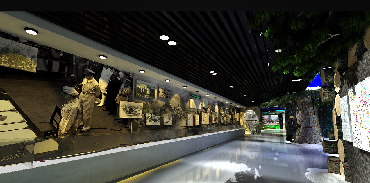 展馆设计华丽风格色彩调性